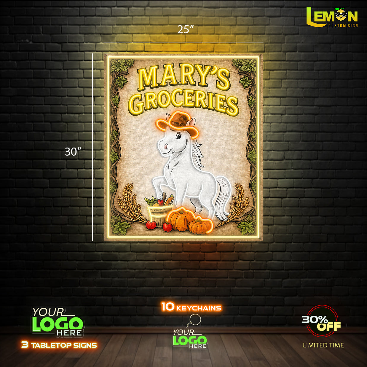 Mary’s Groceries | LED NEON SIGN AND LIGHT BOX SIGN