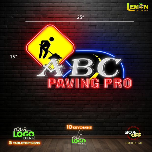 ABC PAVING PRO| LED NEON SIGN