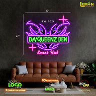 DA'S QUEENZ DEN| LED NEON SIGN ( WATERPROOF SIGN)