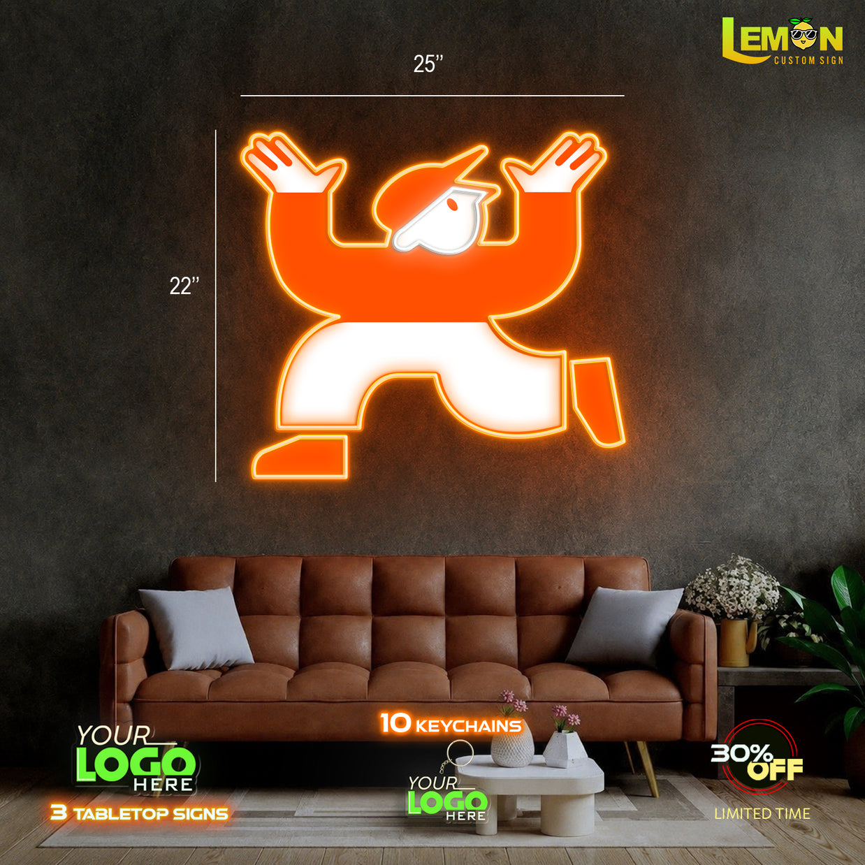 KONOS| LED NEON SIGN (3 SIGNS)