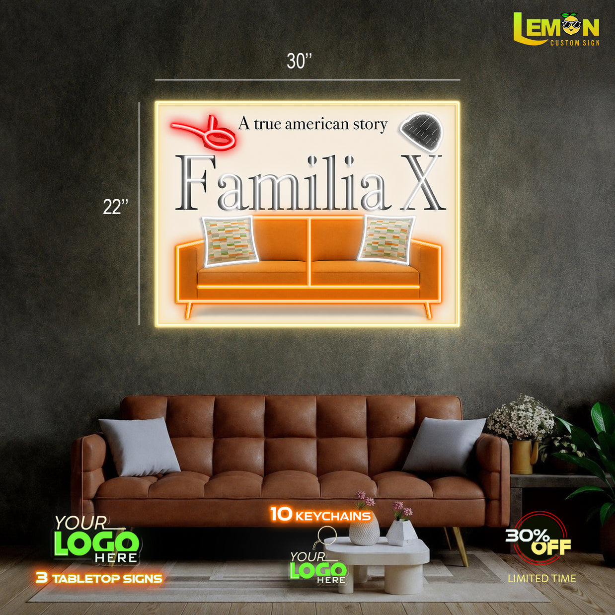FAMILIA X | LED NEON SIGN
