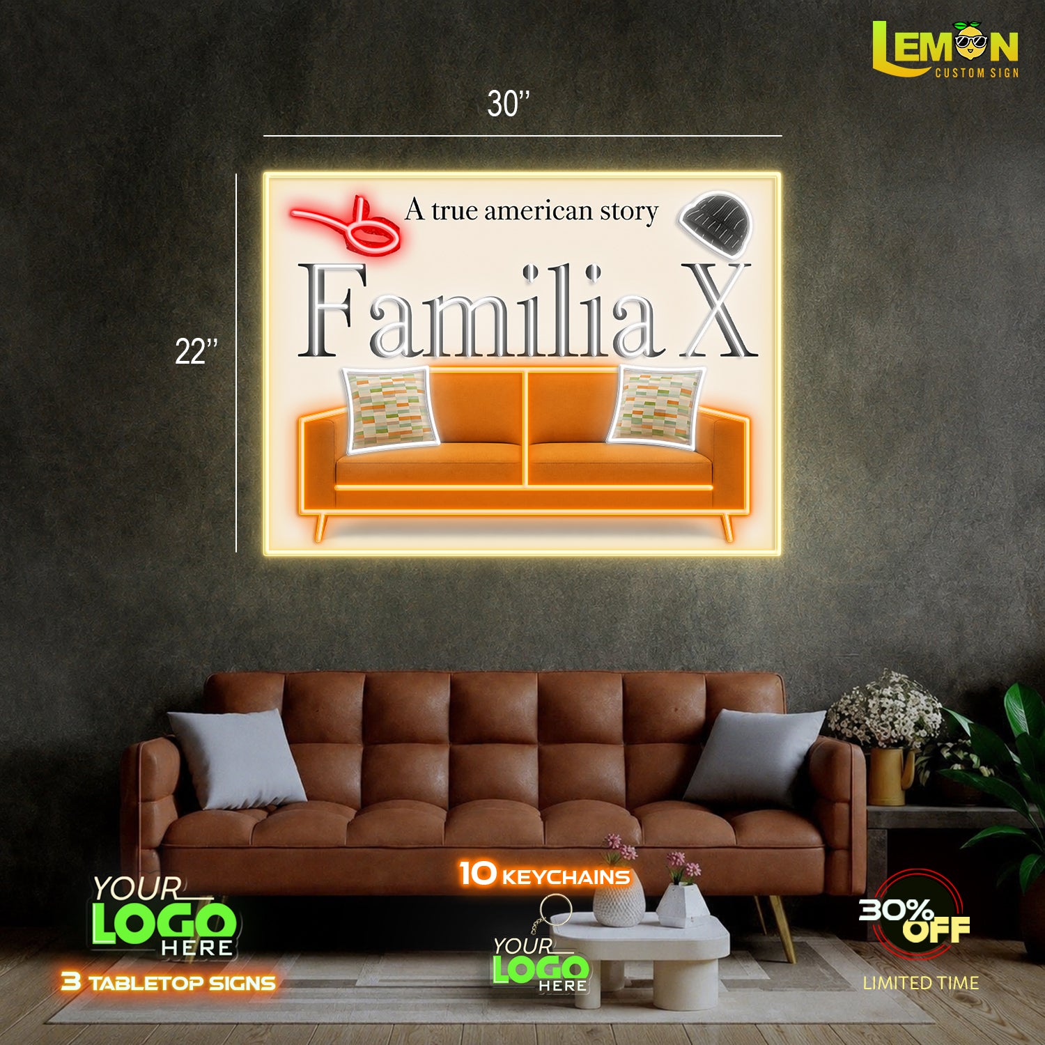 FAMILIA X | LED NEON SIGN