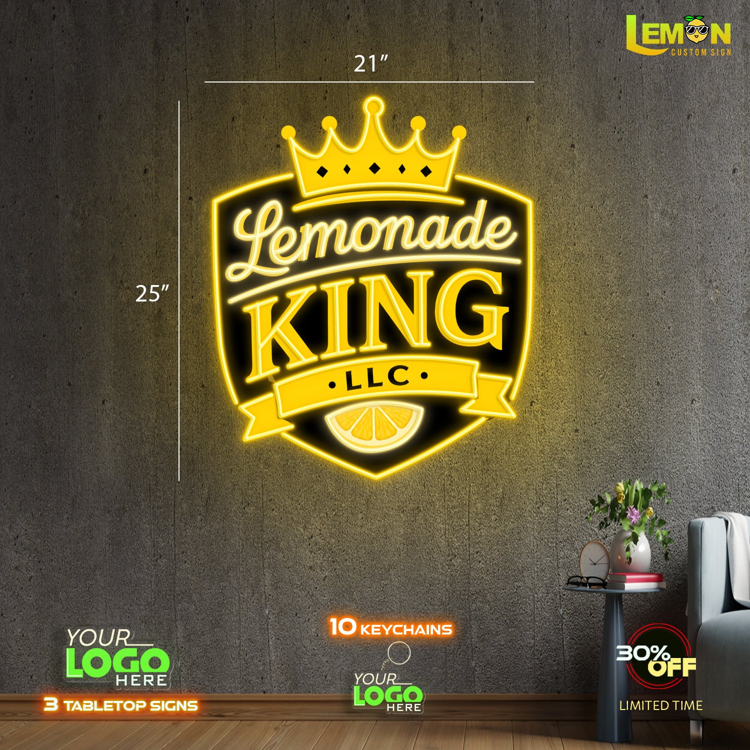 LEMONADE KING LLC| LED NEON SIGN