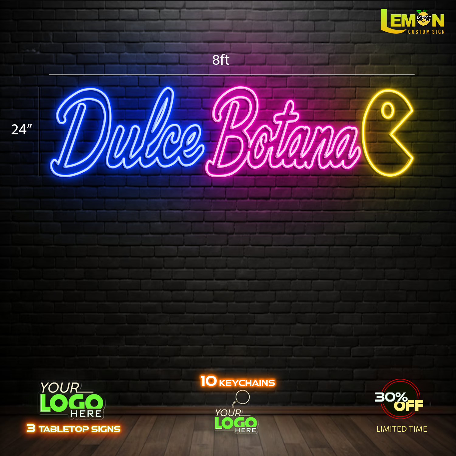 Dulce Botana | LED NEON SIGN ( OUTDOOR SIGN)
