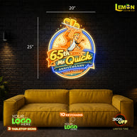 65th MR QUICK | LED NEON SIGN ( 2 signs)