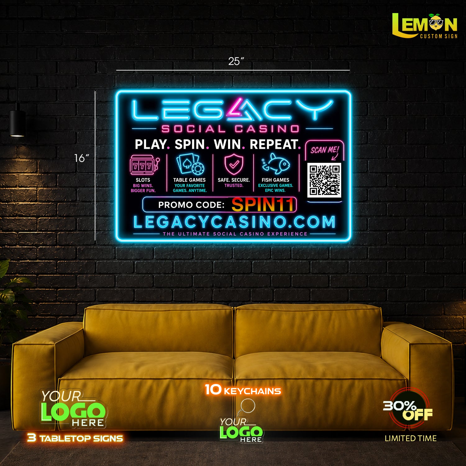 LEGACY | LED NEON SIGN
