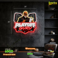 PLAYOFF GURU | LED NEON SIGN