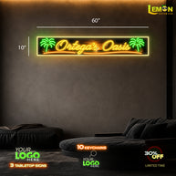 ORTEGA'S OASIS | LED NEON SIGN (WATERPROOF SIGN)