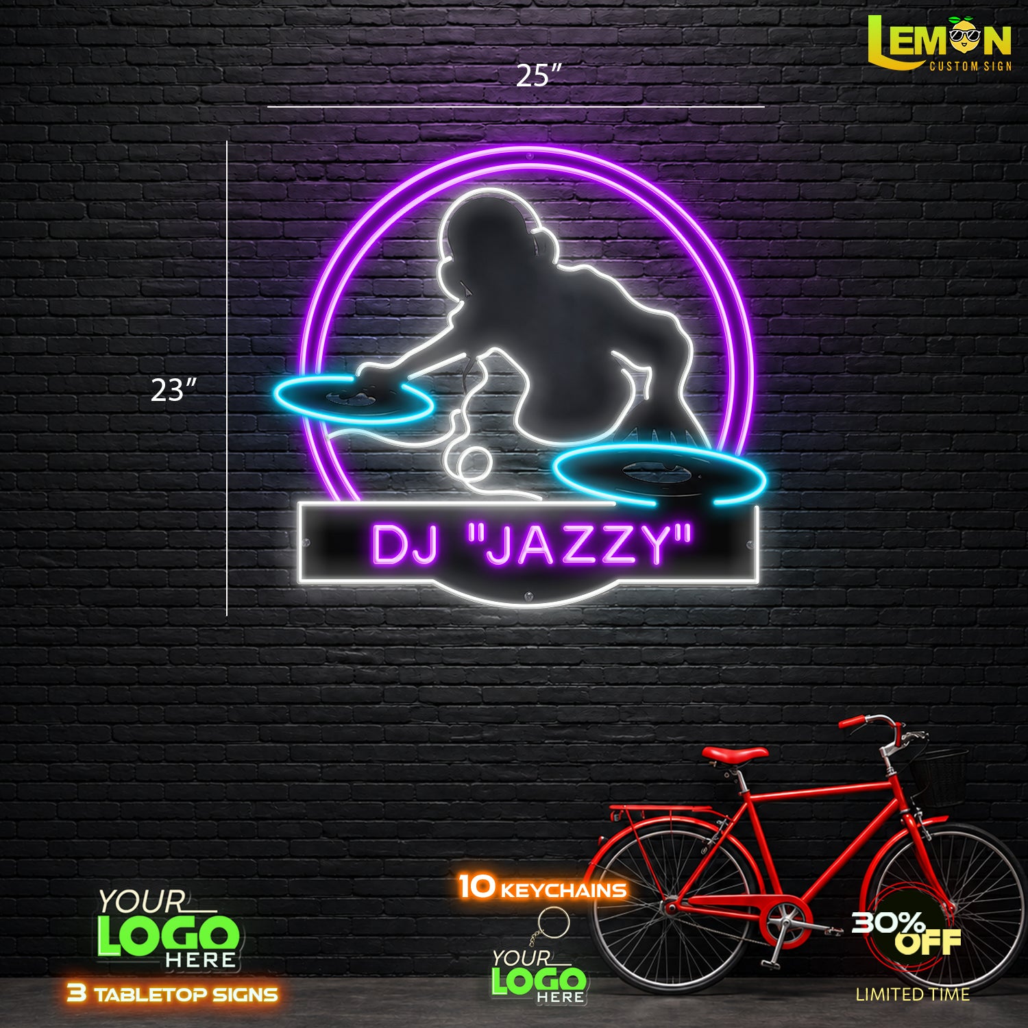 DJ JAZZY | LED NEON SIGN