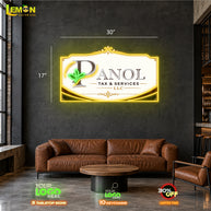 PANOL TAX & SERVICES | LED NEON SIGN