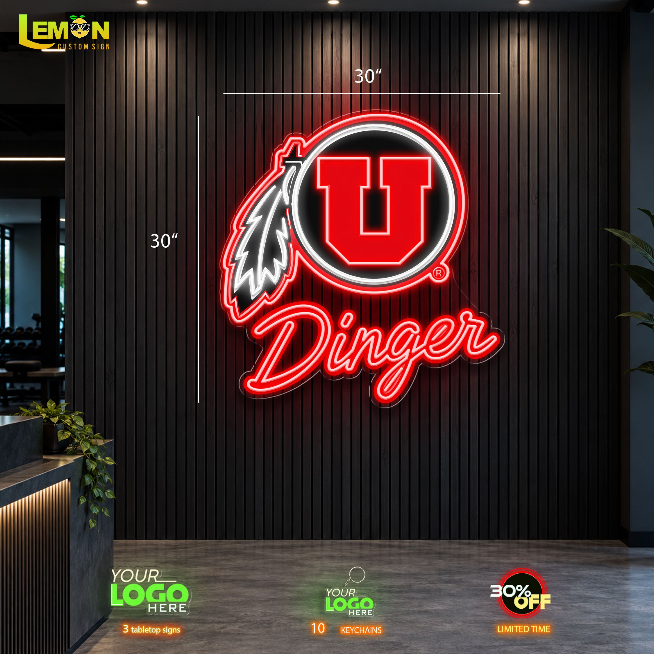 DINGER | Led Neon Sign