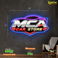 MCA Car Store | LED NEON SIGN (OUTDOOR)