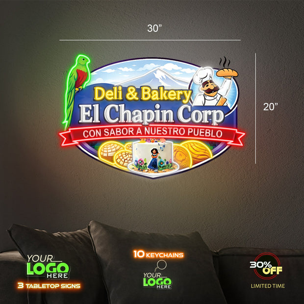 Deli & Bakery el chapin corp  | LED NEON SIGN