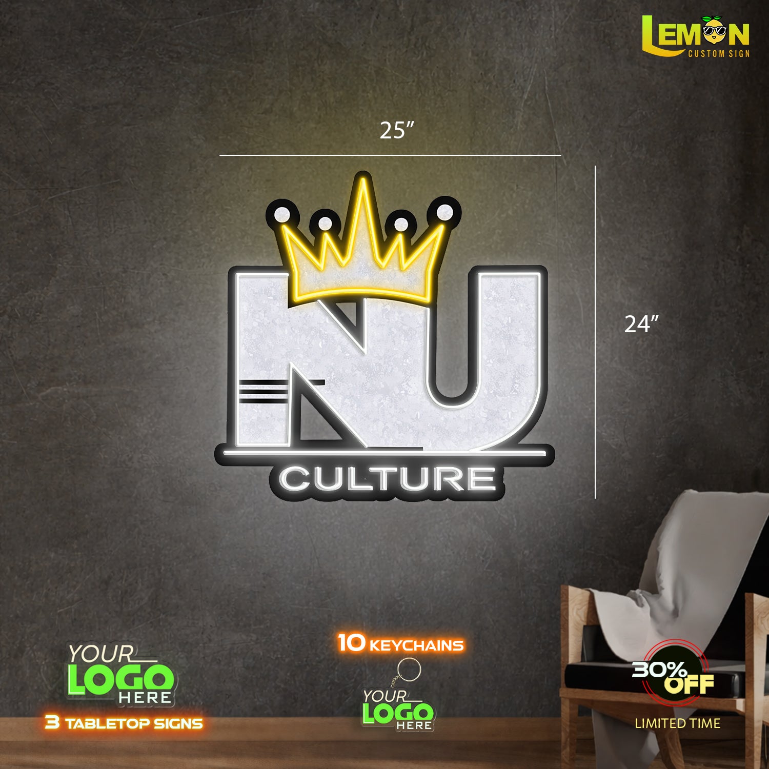 Nu Culture | LED NEON SIGN (OUTDOOR SIGN)