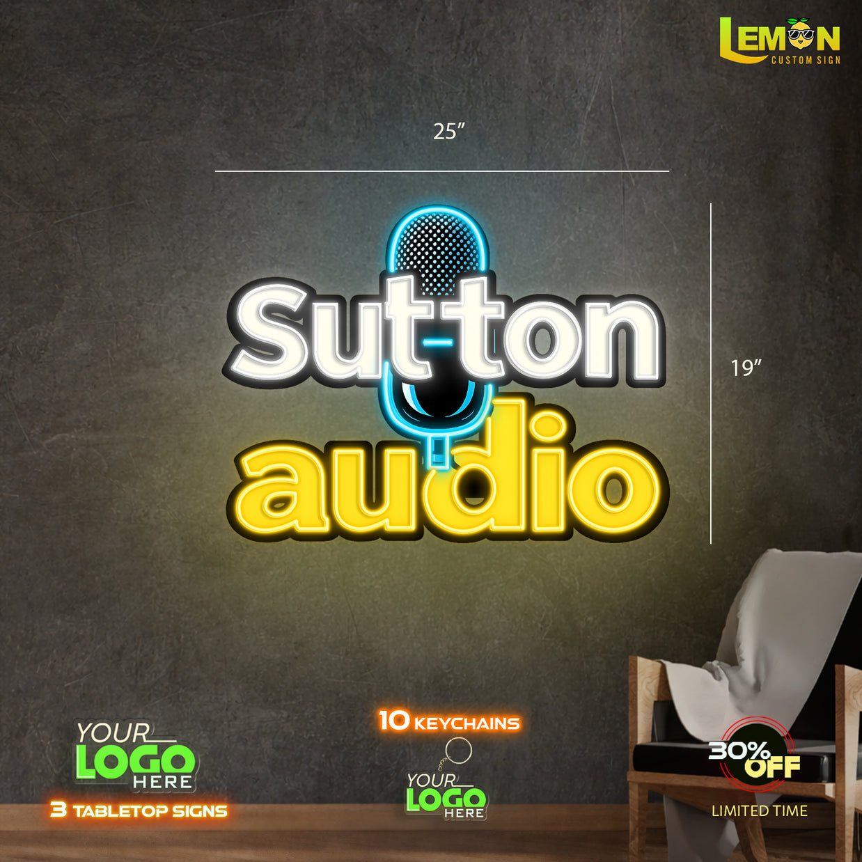 Sutton Audio| LED NEON SIGN