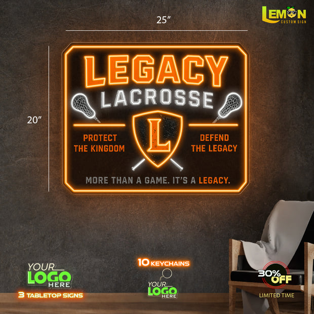 LEGACY LACROSSE | LED NEON SIGN