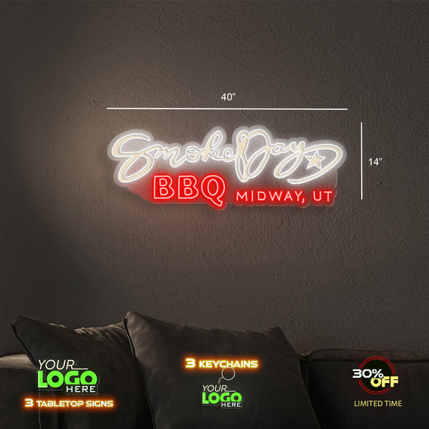 SmokeDay BBQ | LED NEON SIGN