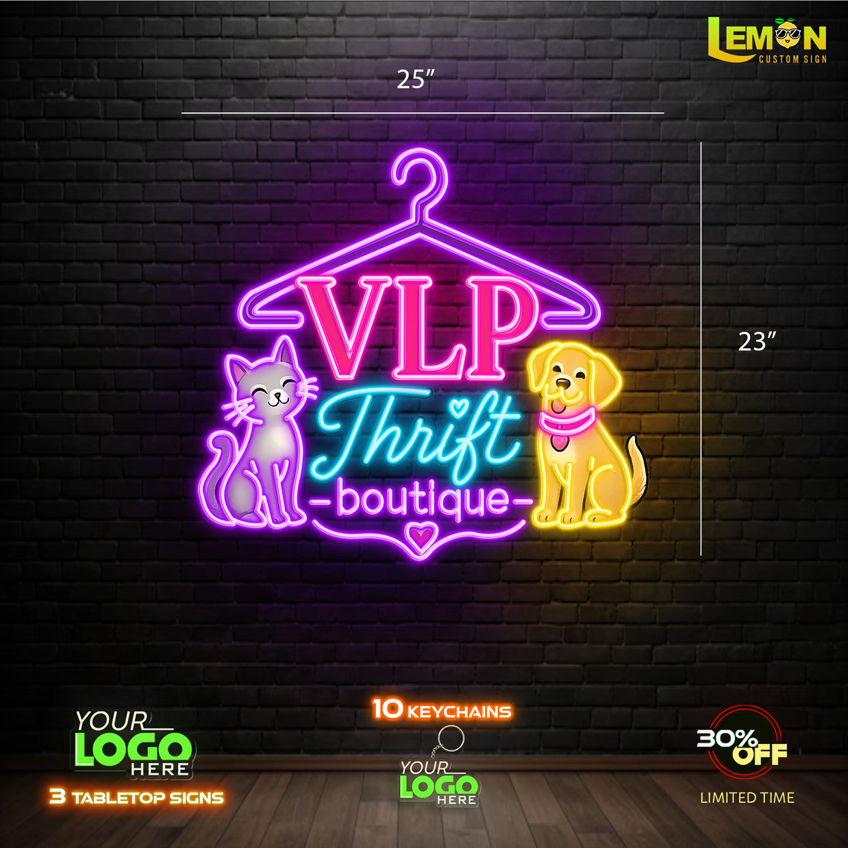 VLP Thrift boutique | LED NEON SIGN
