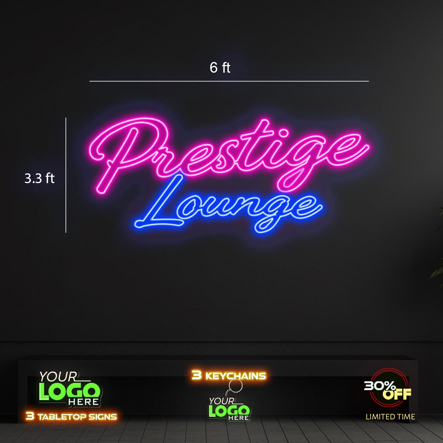 Prestige Lounge | LED NEON SIGN