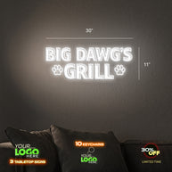 BIG DAWG'S GRILL | LED NEON SIGN