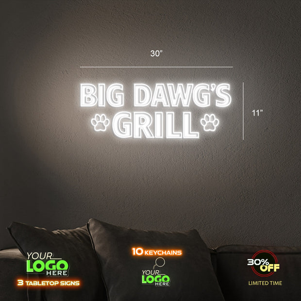 BIG DAWG'S GRILL | LED NEON SIGN