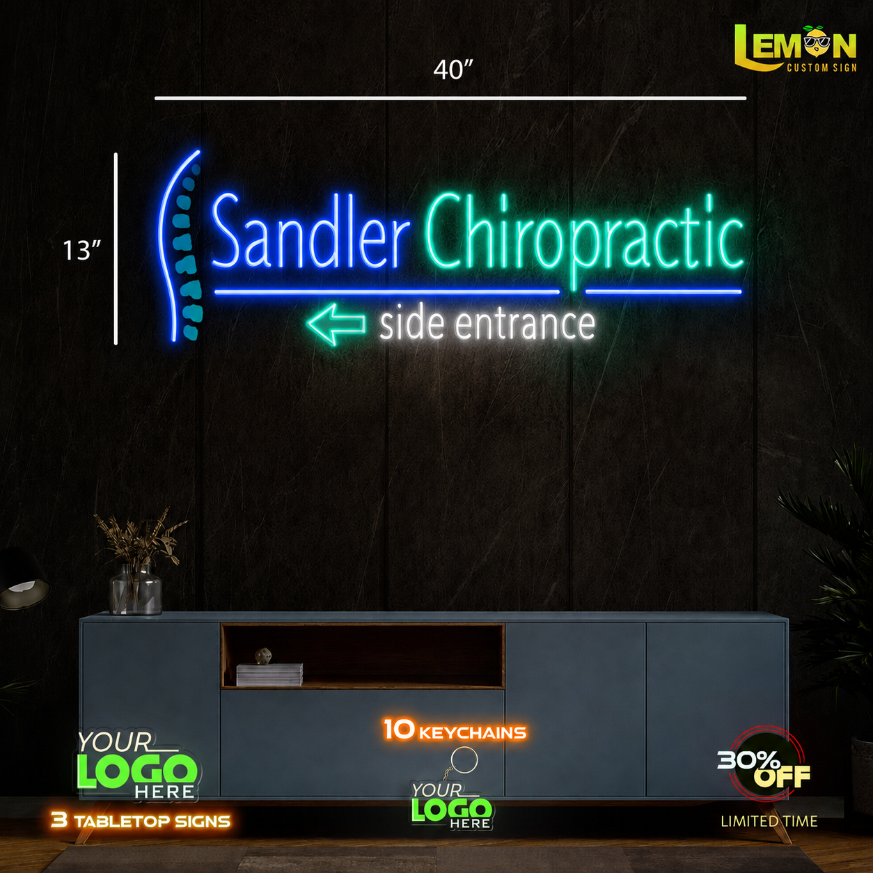Sandler Chiropractic|LED NEON SIGN