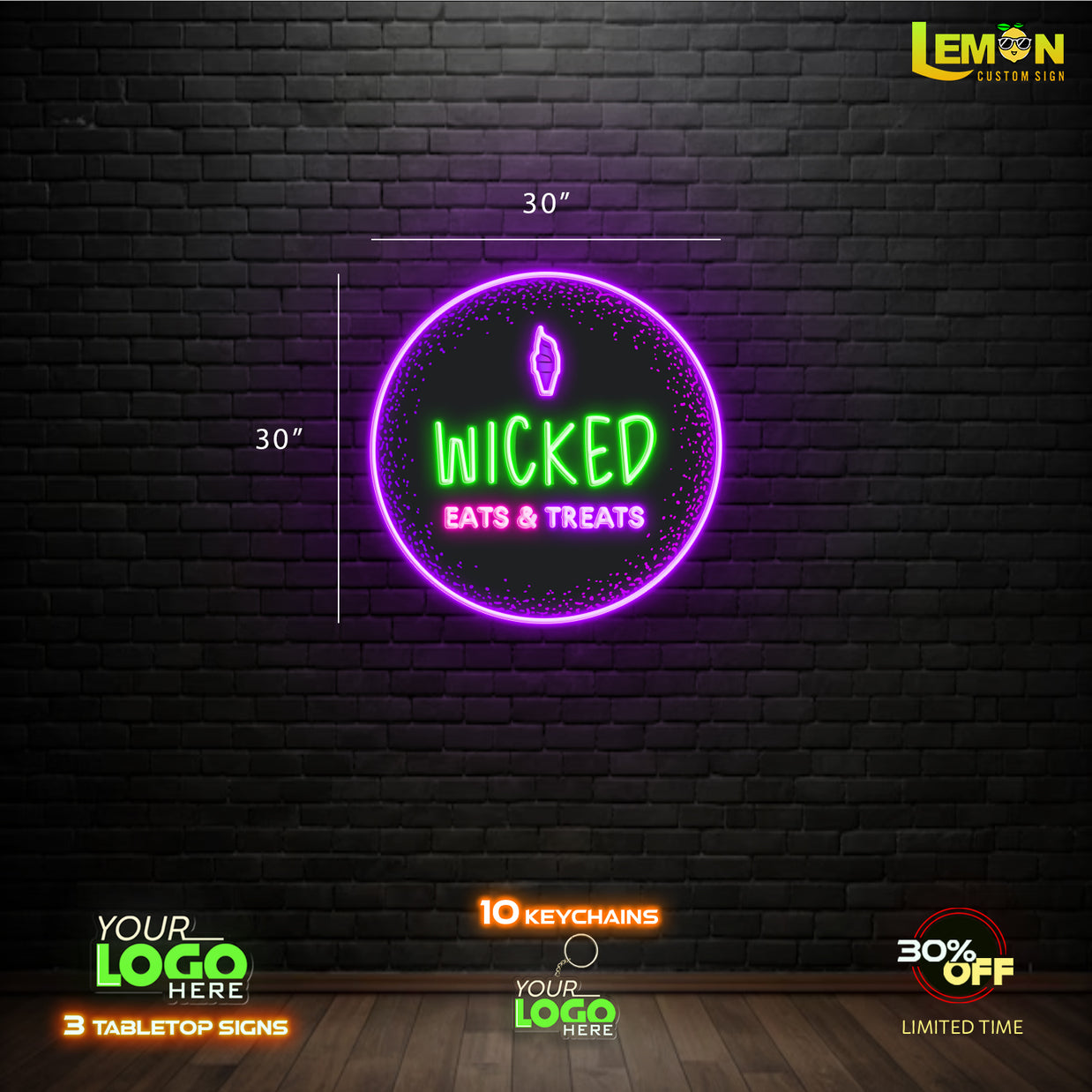 WICKED | LED NEON SIGN (2 SIGNS)