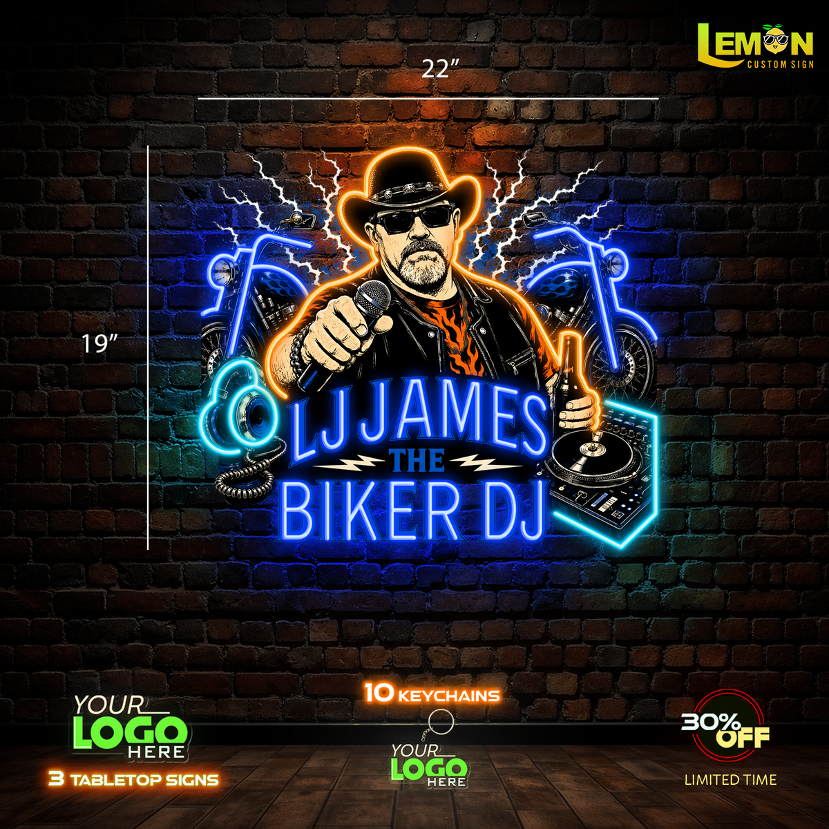 LJ JAMES | LED NEON SIGN