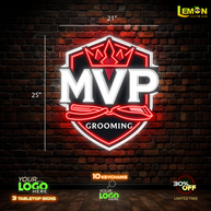 MVP GROOMING | LED NEON SIGN 25 INCH