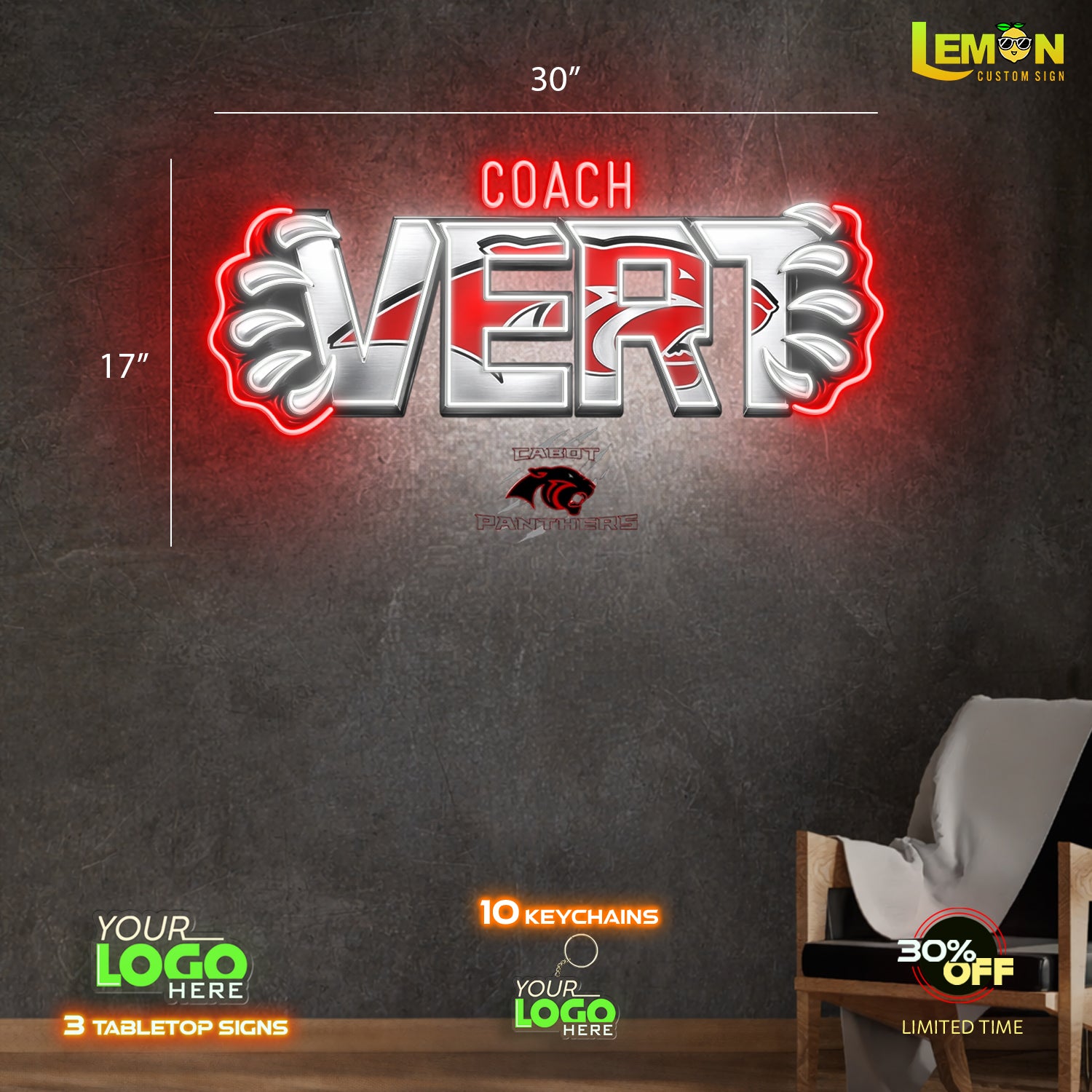 COACH VERT | LED NEON SIGN