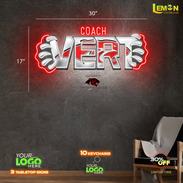 COACH VERT | LED NEON SIGN