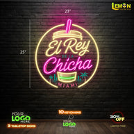El Rey De la Chicha| LED NEON SIGN