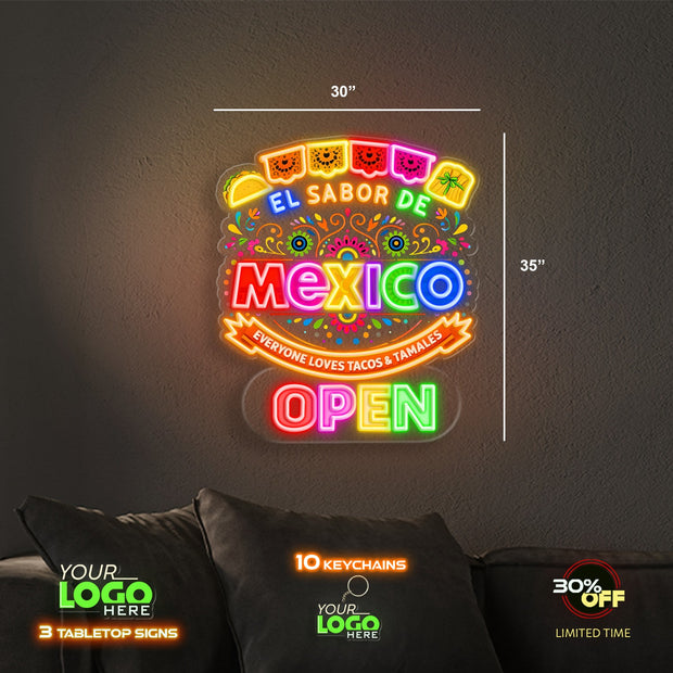 MEXICO OPEN | LED NEON SIGN