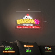 BBASAK | LED NEON SIGN ( 2 SIGNS)