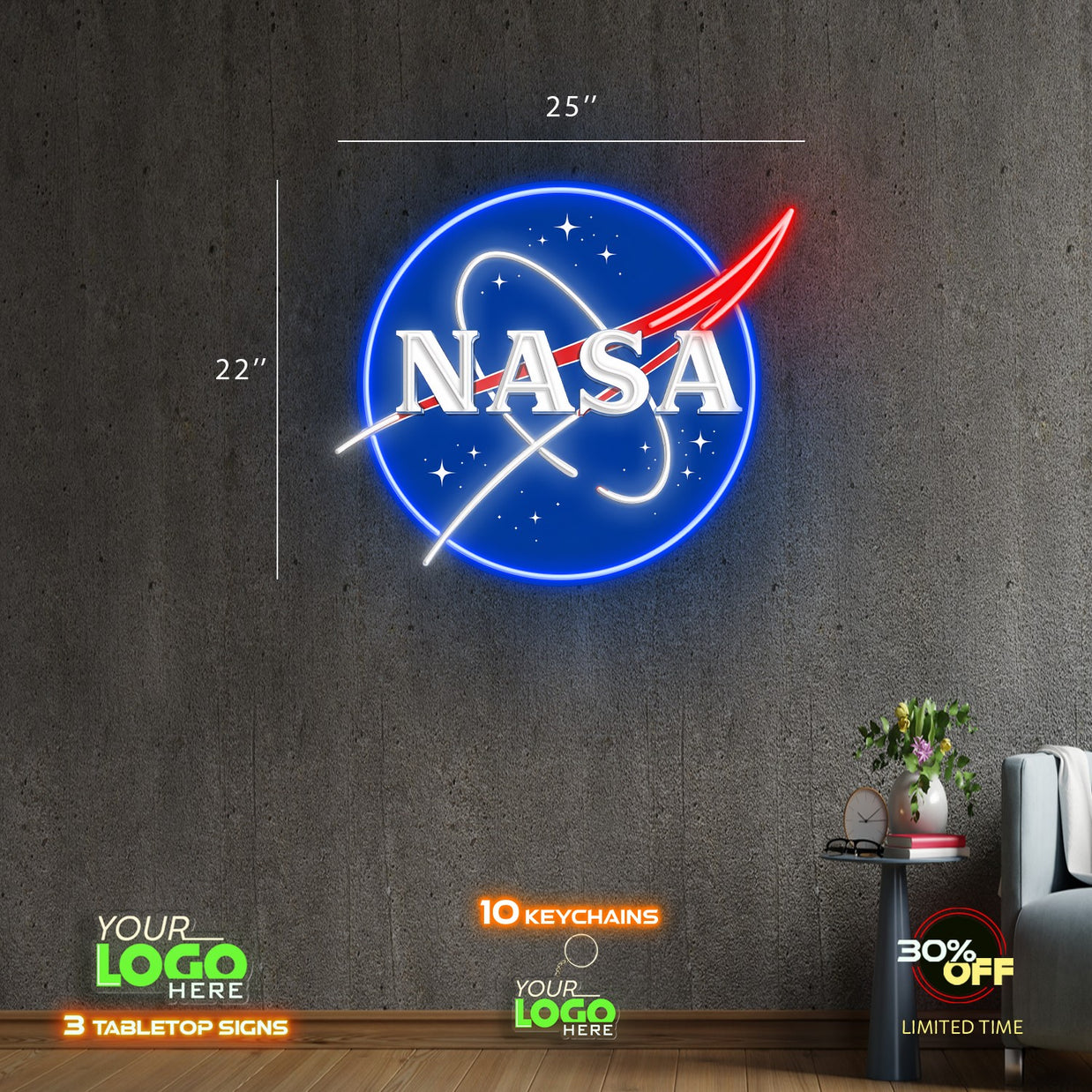 NASA | LED NEON SIGN