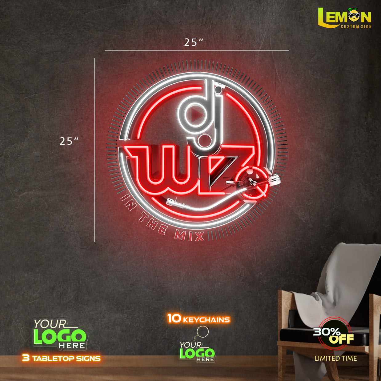 DJ Wiz | LED NEON SIGN