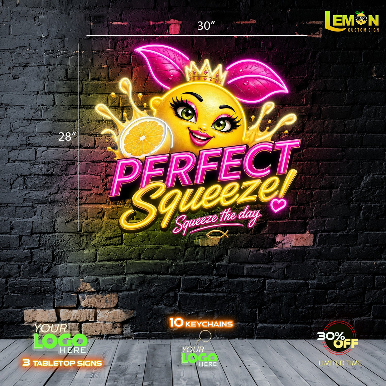 Perfect Squeeze | LED NEON SIGN