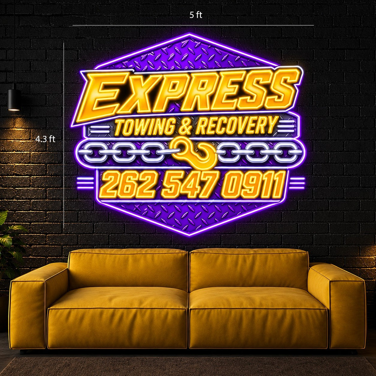 EXPRESS TOWING & RECOVERY | LED NEON SIGN (2 SIGNS)