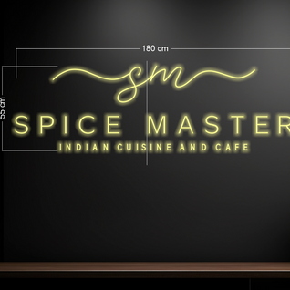 SPICE MASTER | ILLUMINATED BLADE SIGN; LED NEON SIGN (2 signs)