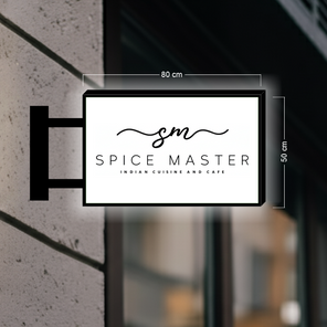SPICE MASTER | ILLUMINATED BLADE SIGN; LED NEON SIGN (2 signs)
