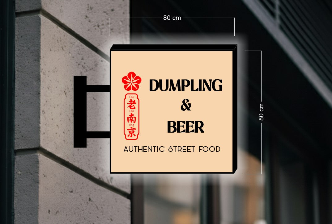 DUMPLING & BEER SIGN (2 SIGNS)