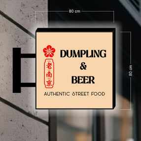 DUMPLING & BEER SIGN (2 SIGNS)
