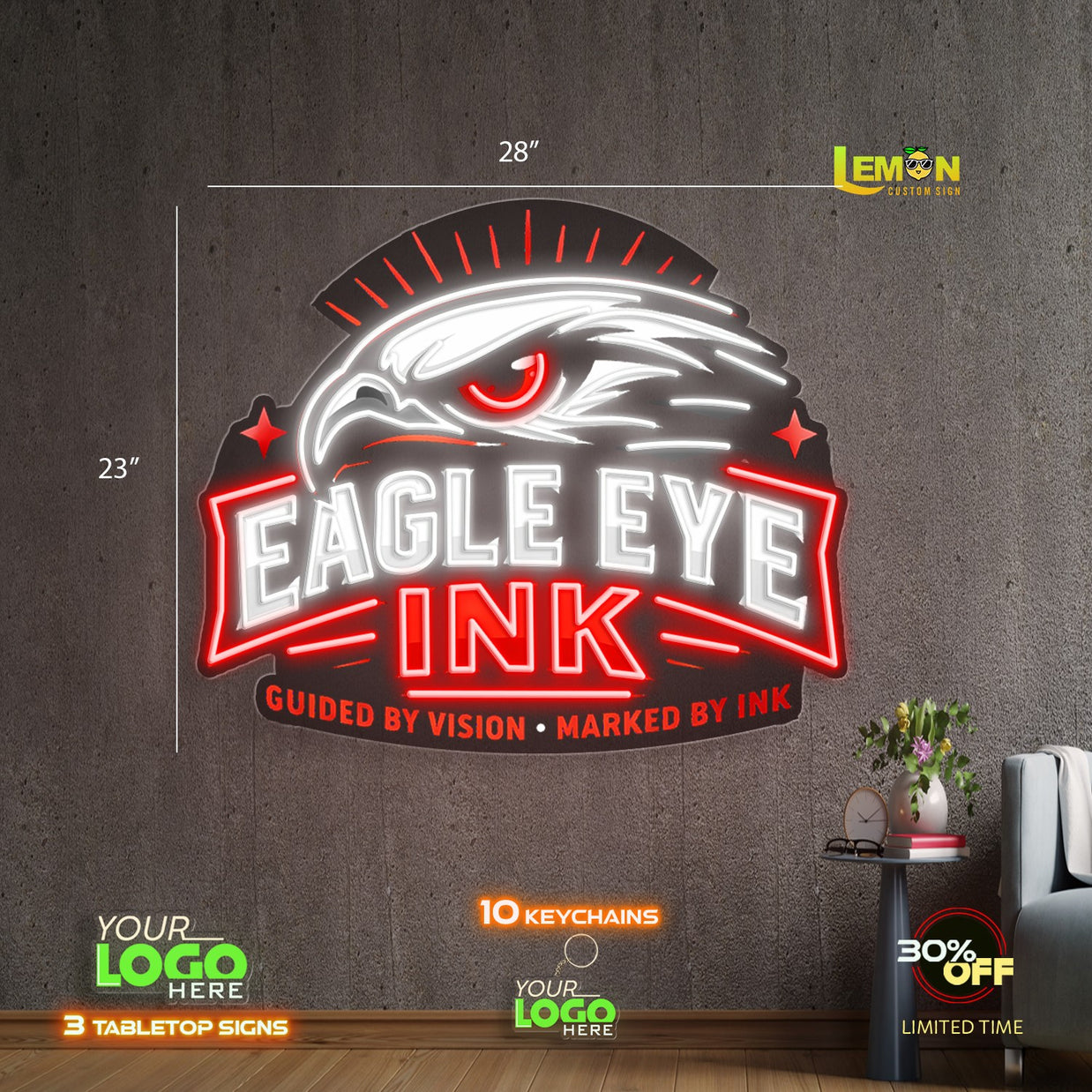 EAGLE EYE INK | LED NEON SIGN
