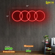Audi rings| LED NEON SIGN