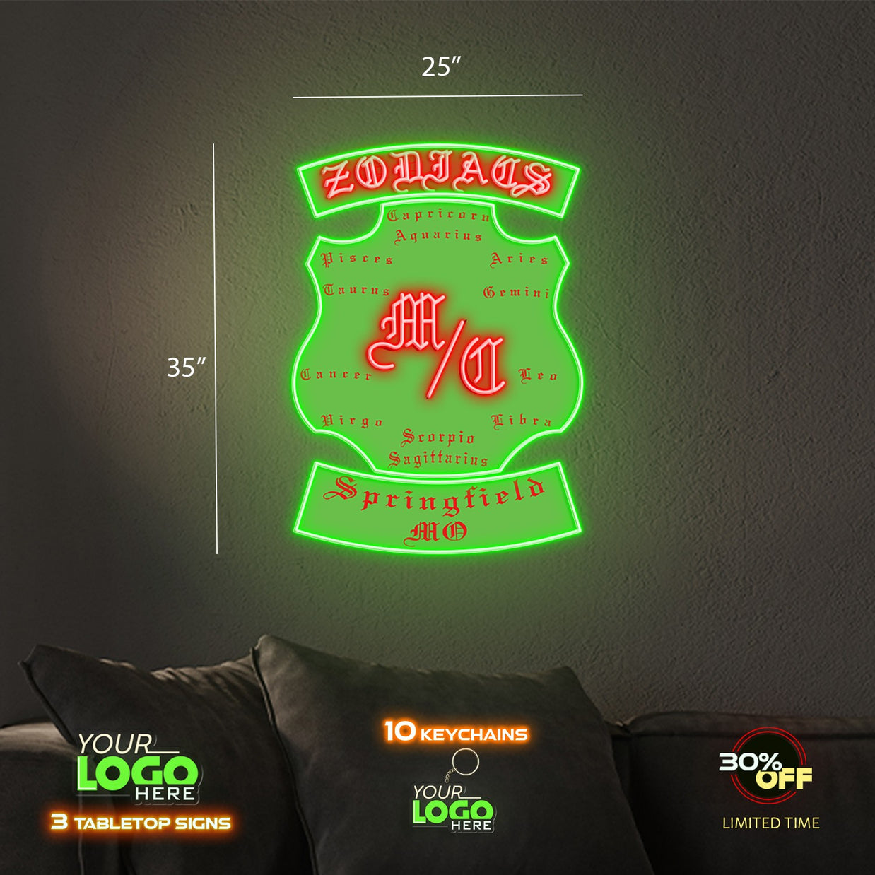 Zodiacs MC | LED NEON SIGN