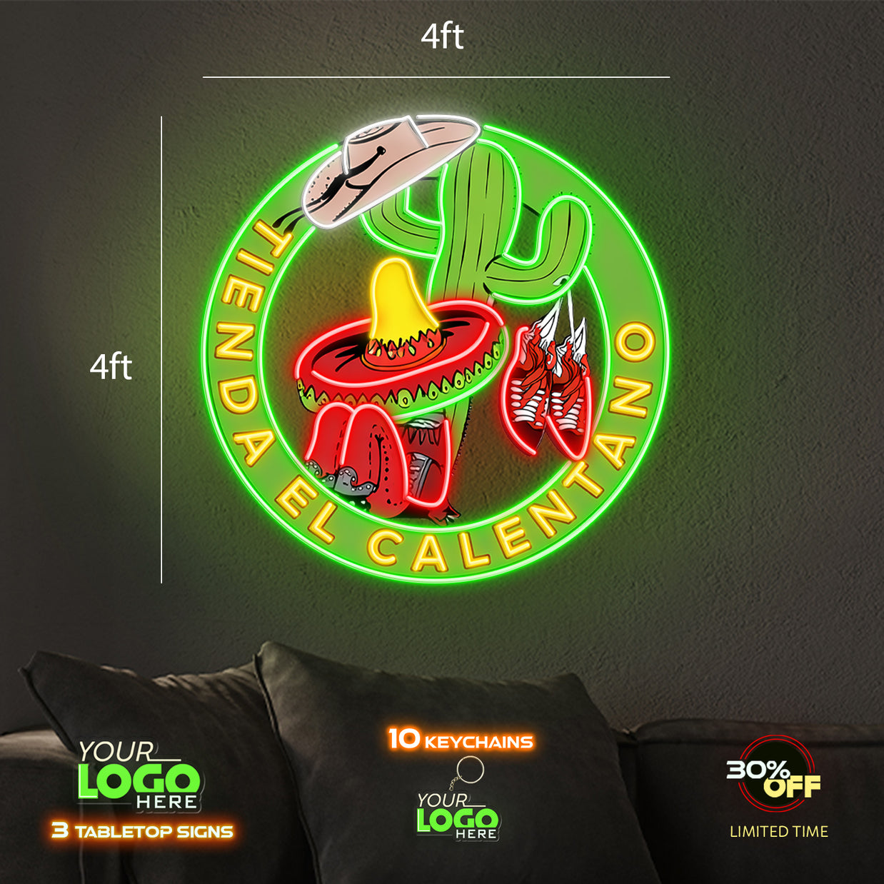 TIENDA EL CALENTANO  | LED NEON SIGN