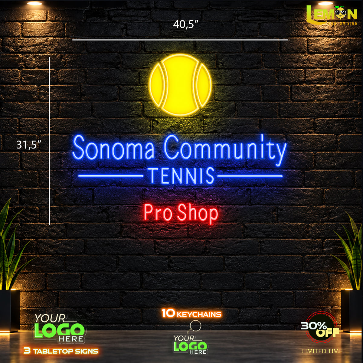 SONOMA COMMUNITY | LED NEON SIGN (OUTDOOR USE)