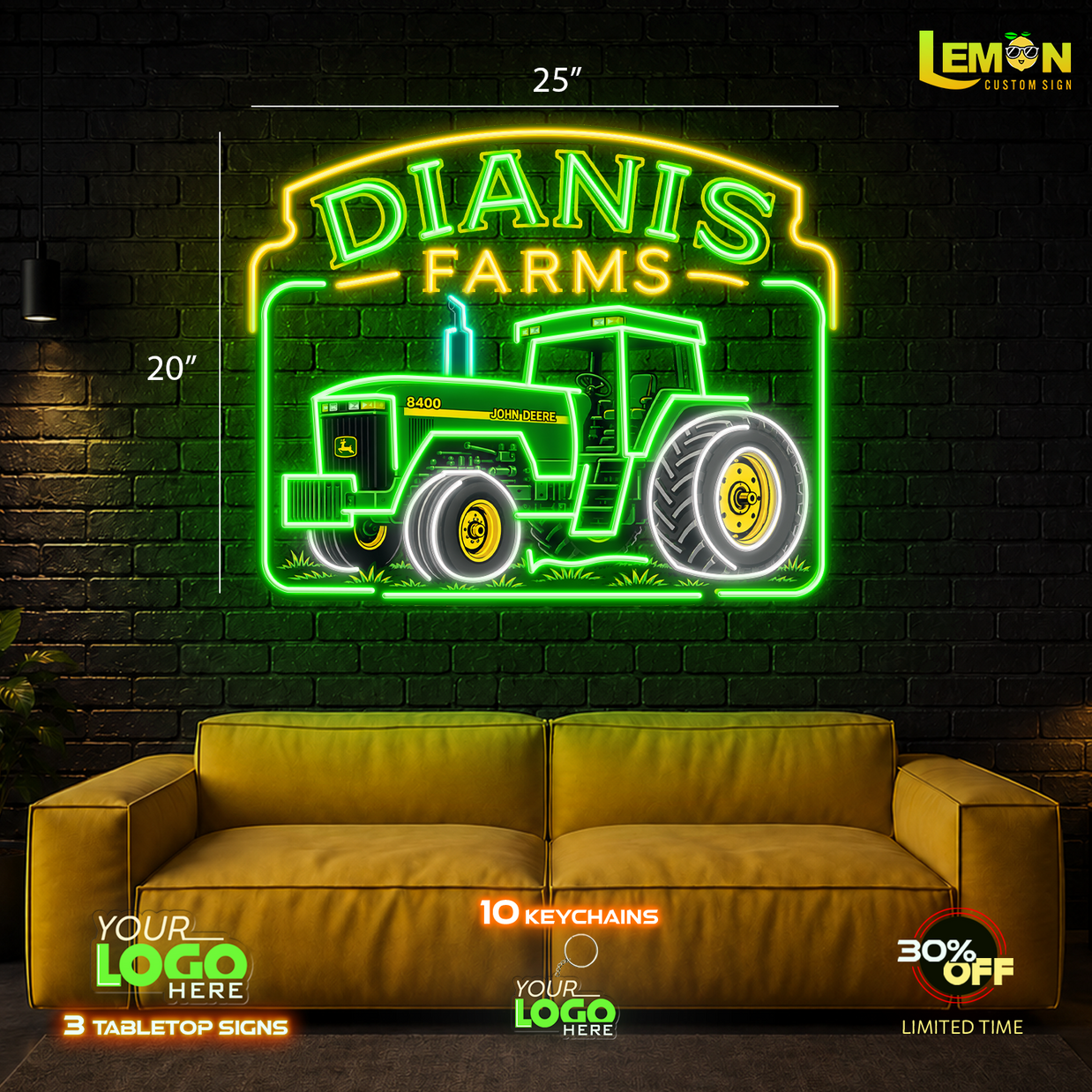 DIANIS FARMS | LED NEON SIGN