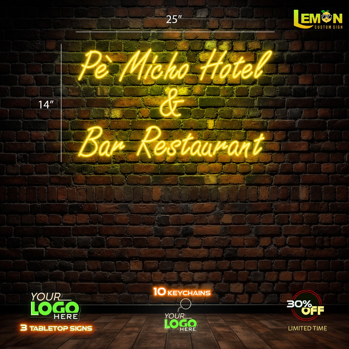 Pè Micho Hotel & Bar Restaurant | LED NEON SIGN