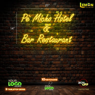 Pè Micho Hotel & Bar Restaurant | LED NEON SIGN